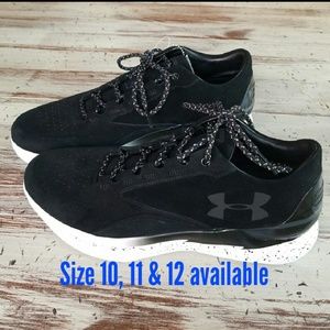 Under Armour Curry 1 Lux Low Suede Black